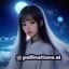 用户星野彩头像，活泼女孩，粉色系背景